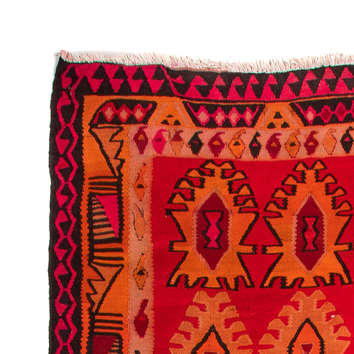 Kilim antiguo Alfombra 155x395cm