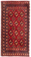 Alfombra de pasillo Alfombra Turkaman - 100 x 50 cm - rojo