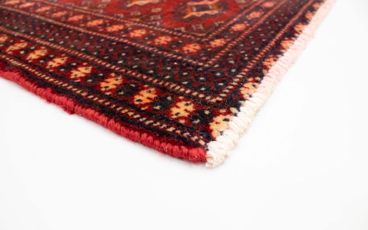 Alfombra de pasillo Alfombra Turkaman - 100 x 50 cm - rojo