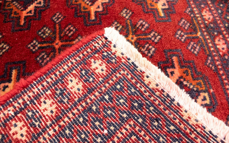 Alfombra de pasillo Alfombra Turkaman - 100 x 50 cm - rojo