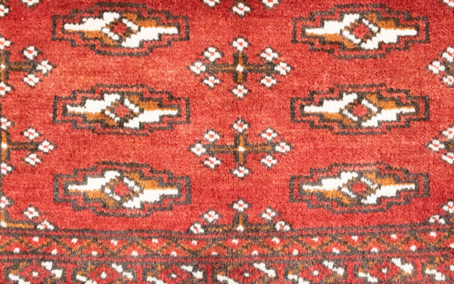 Alfombra de pasillo Alfombra Turkaman - 100 x 50 cm - rojo