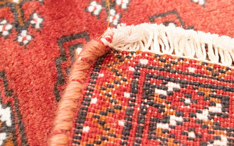 Alfombra de pasillo Alfombra Turkaman - 100 x 50 cm - rojo