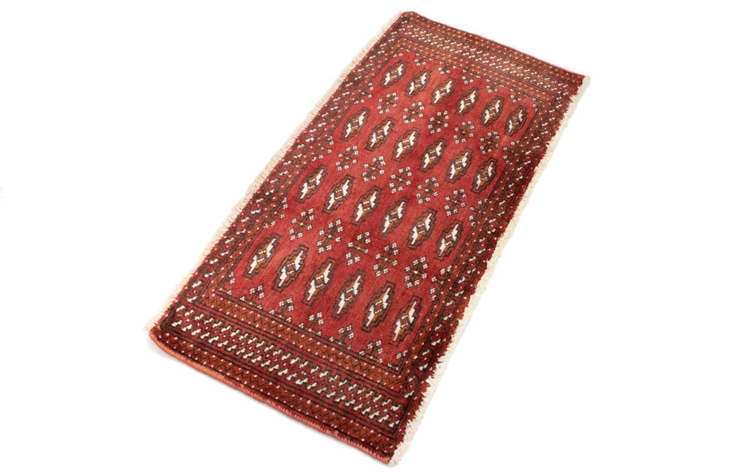 Alfombra de pasillo Alfombra Turkaman - 100 x 50 cm - rojo