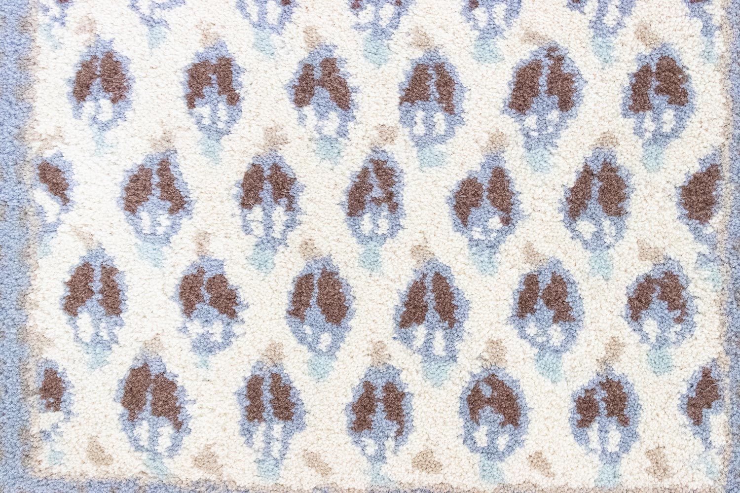 Alfombra de lana - 88 x 59 cm - beige