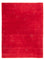 Alfombra Gabbeh - Loribaft Softy - 242 x 172 cm - rojo oscuro