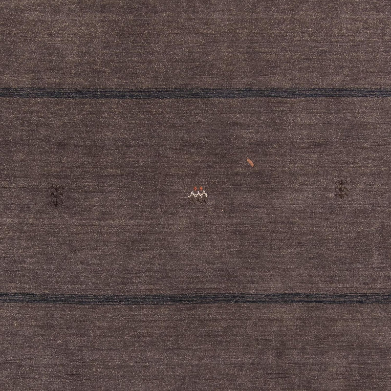 Alfombra Gabbeh - Loribaft Softy - 244 x 173 cm - marrón oscuro