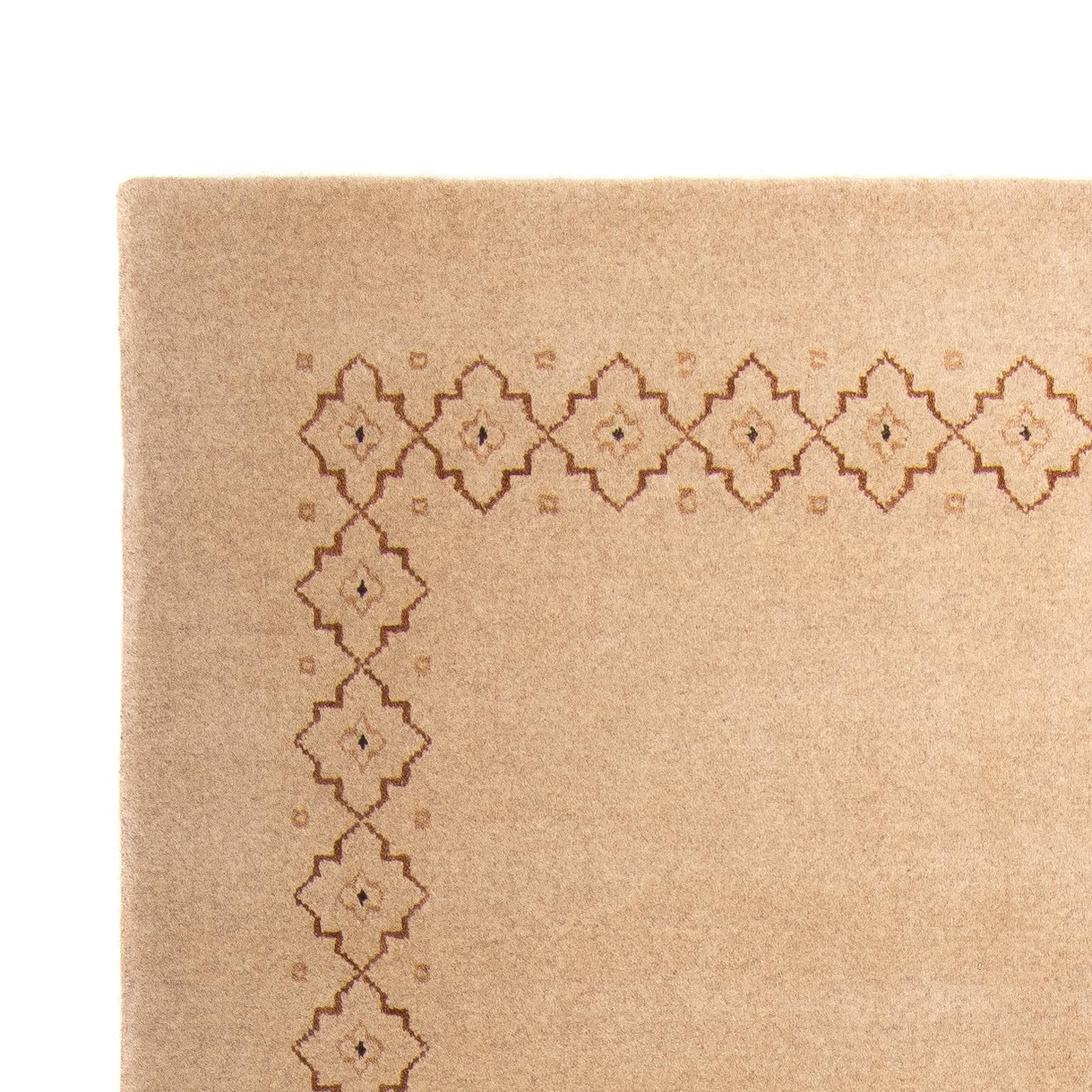 Alfombra Gabbeh - Loribaft Softy - 242 x 170 cm - marrón claro