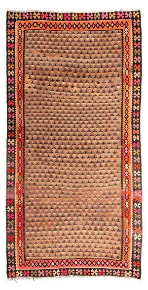 Alfombra de pasillo Alfombra Kelim - Antigua - 285 x 160 cm - multicolor