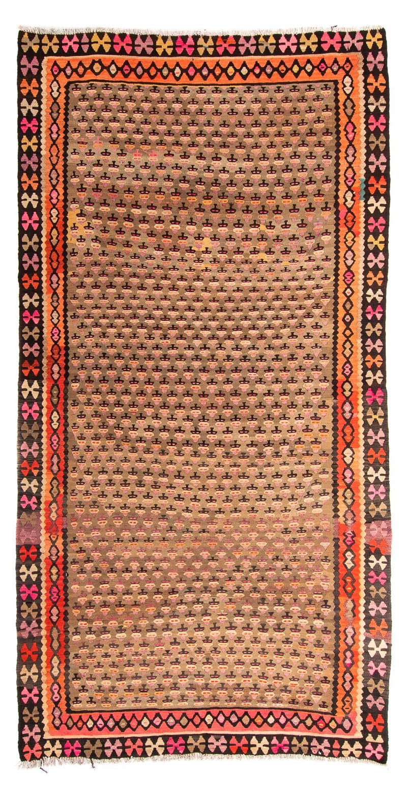 Alfombra de pasillo Alfombra Kelim - Antigua - 285 x 160 cm - multicolor