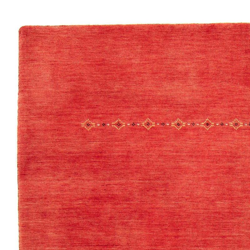Alfombra Gabbeh - Loribaft Softy - 242 x 171 cm - rojo oscuro