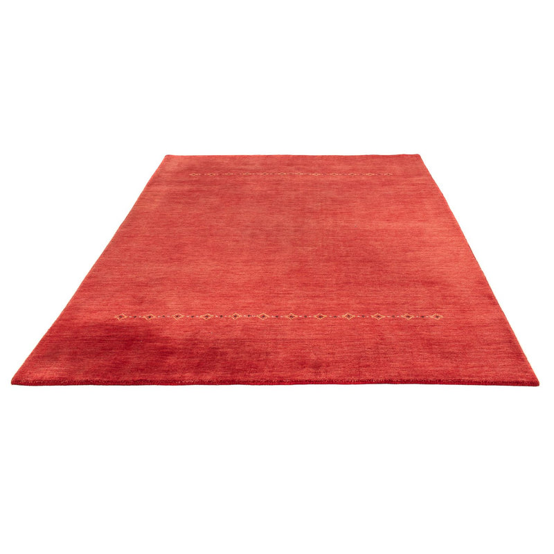 Alfombra Gabbeh - Loribaft Softy - 242 x 171 cm - rojo oscuro