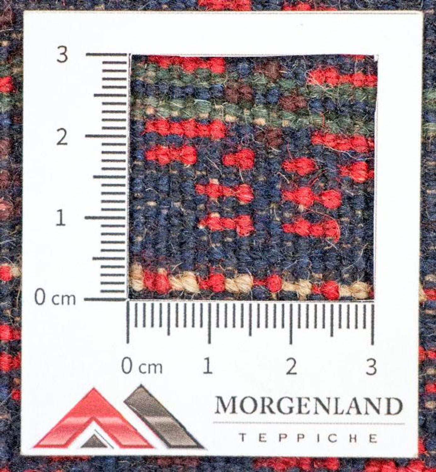 Alfombra Belutsch - 125 x 74 cm - rojo