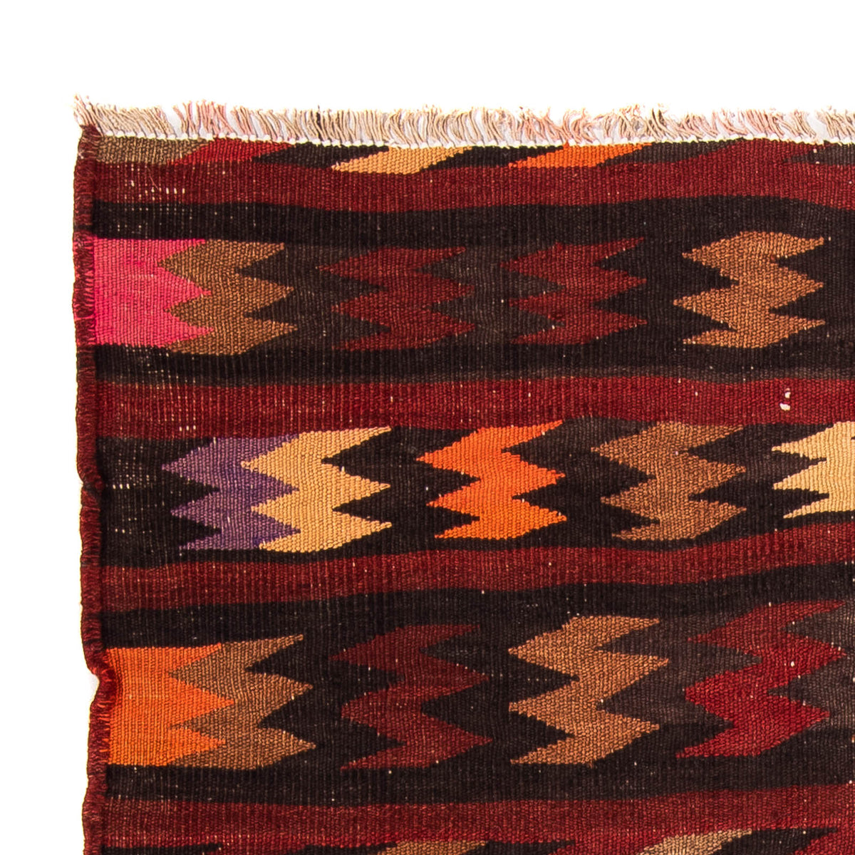 Kilim antiguo Alfombra 100x110cm
