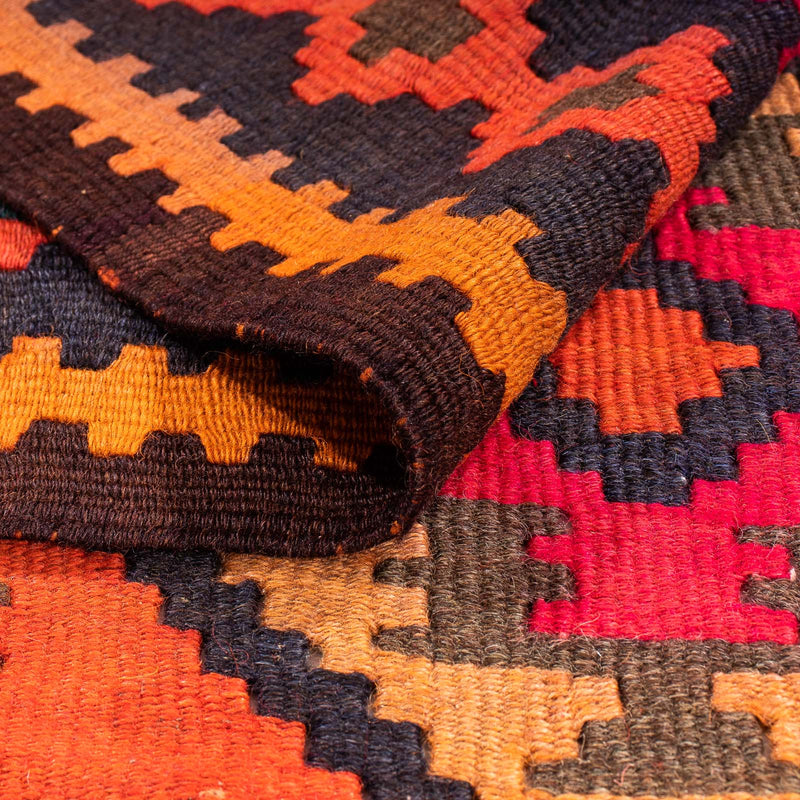 Alfombra de pasillo Alfombra Kelim - Antigua - 225 x 150 cm - multicolor