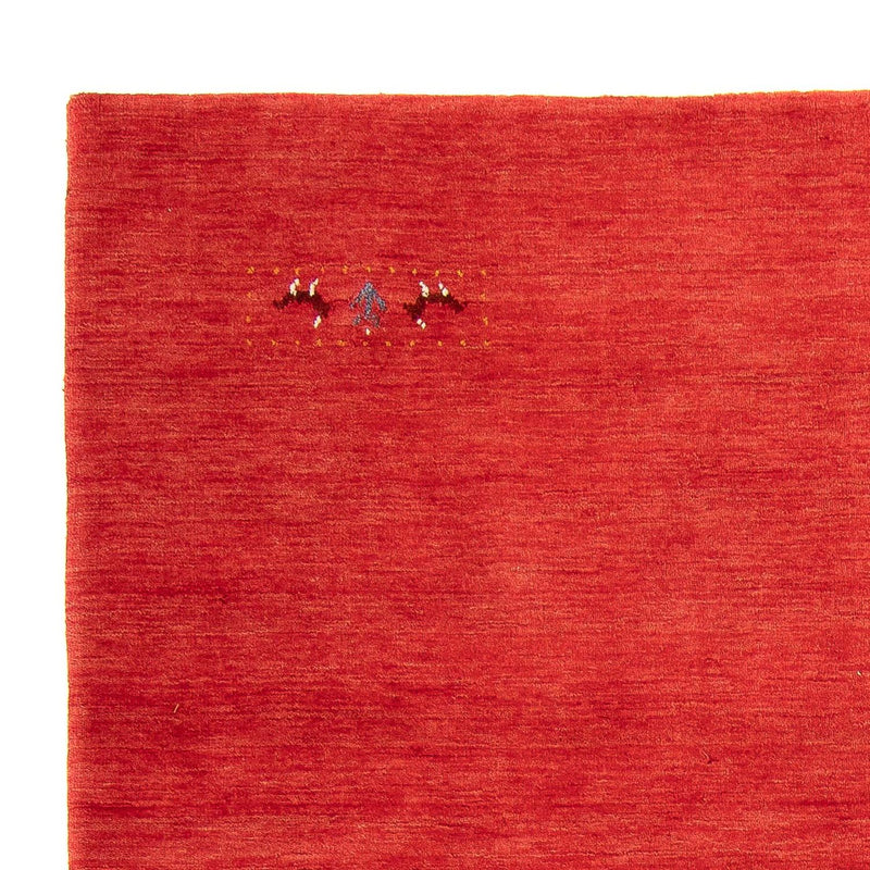 Alfombra Gabbeh - Loribaft Softy - 240 x 170 cm - rojo oscuro