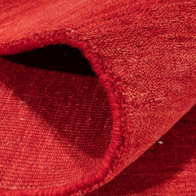 Alfombra Gabbeh - Loribaft Softy - 240 x 170 cm - rojo oscuro