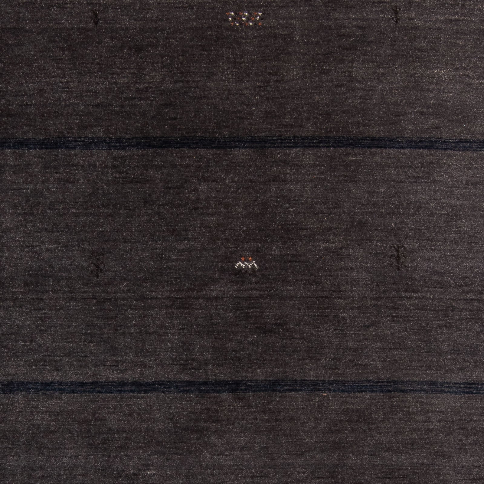 Alfombra Gabbeh - Loribaft Softy - 240 x 173 cm - marrón oscuro