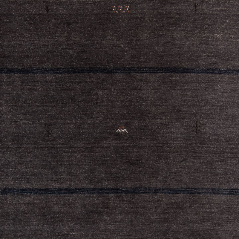 Alfombra Gabbeh - Loribaft Softy - 240 x 173 cm - marrón oscuro