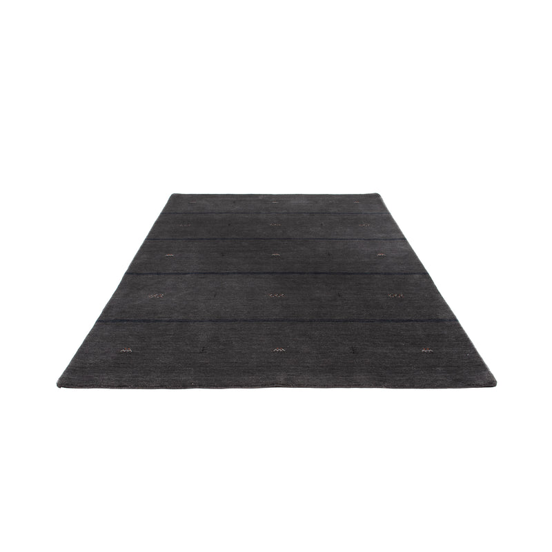 Alfombra Gabbeh - Loribaft Softy - 240 x 173 cm - marrón oscuro