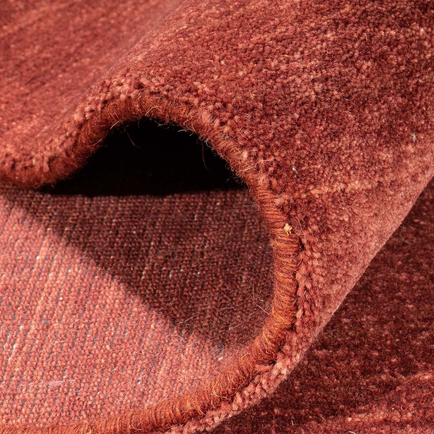 Alfombra Gabbeh - Loribaft Softy - 242 x 173 cm - marrón