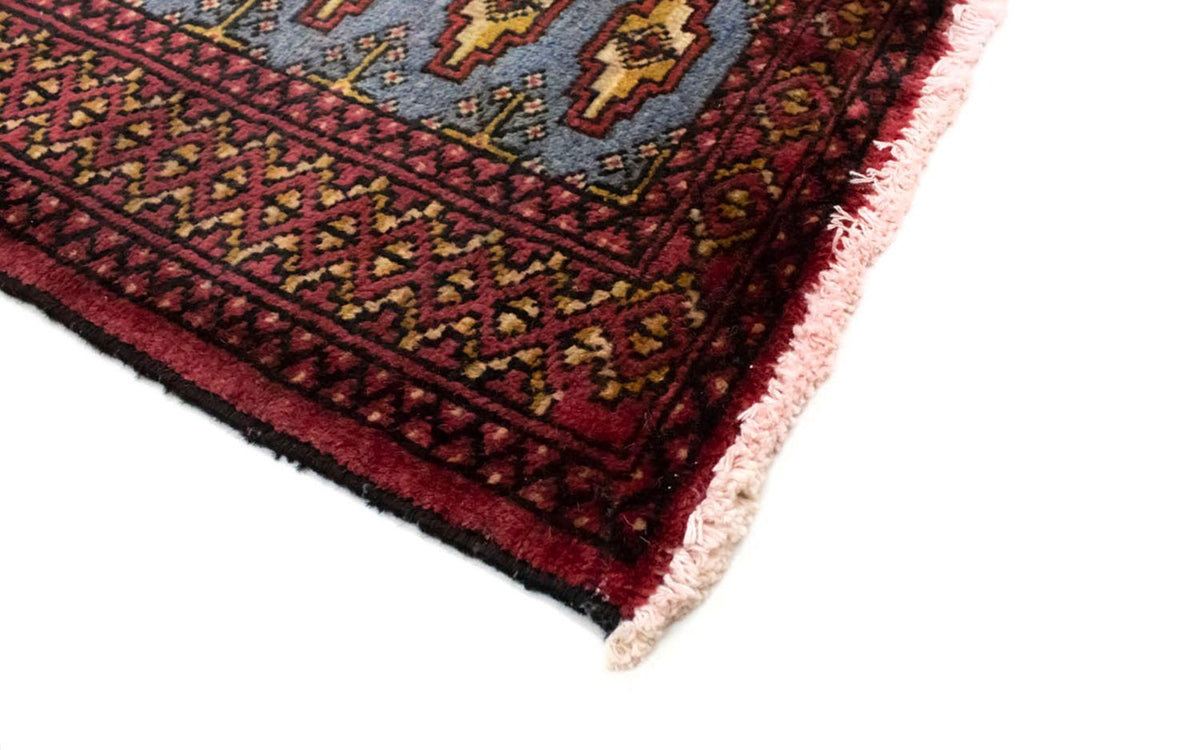 Alfombra Turkaman - 130 x 60 cm - azul