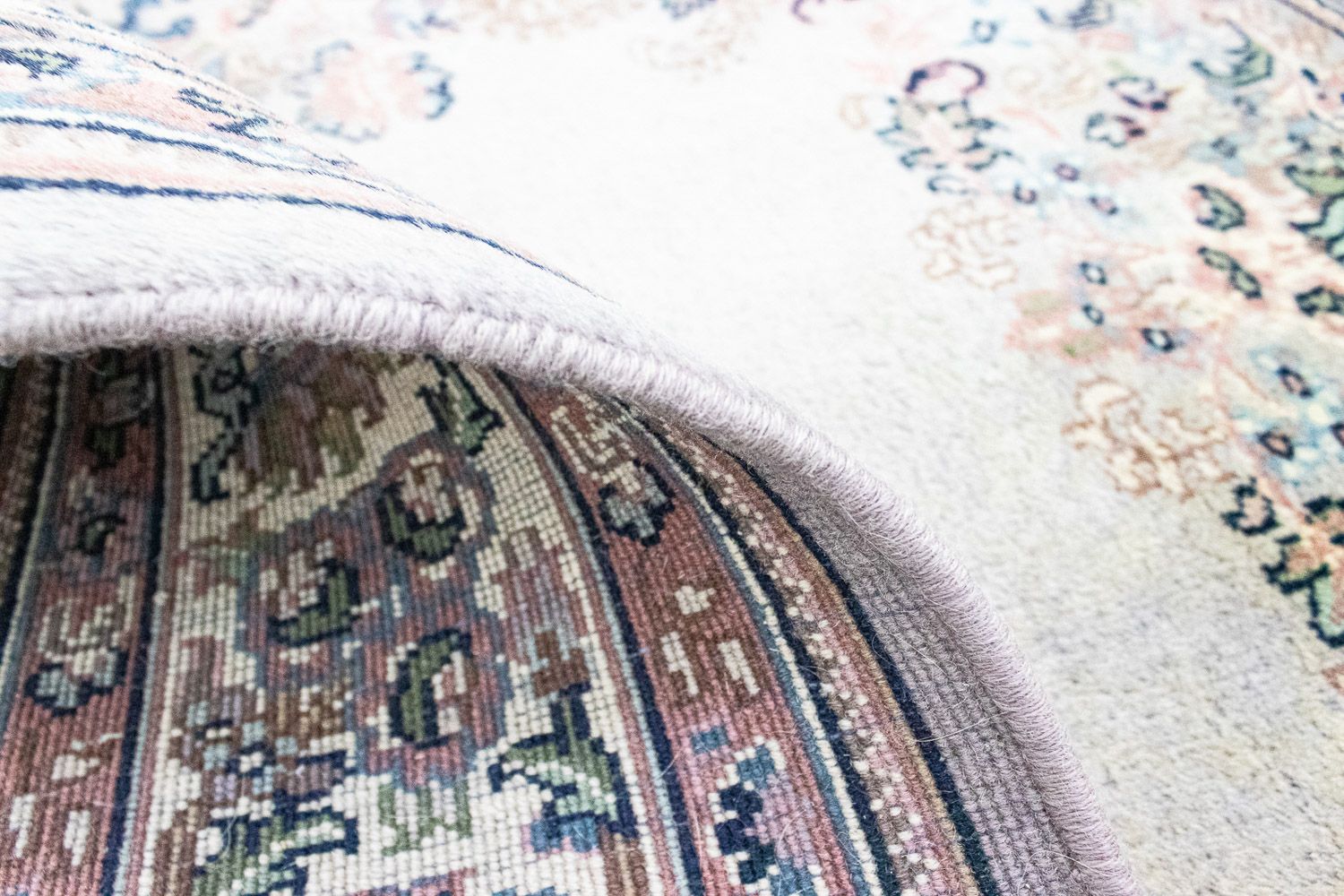 Alfombra oriental - 196 x 138 cm - beige