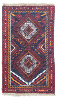 Alfombra Belutsch - 132 x 76 cm - azul