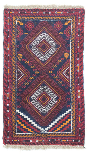 Alfombra Belutsch - 132 x 76 cm - azul
