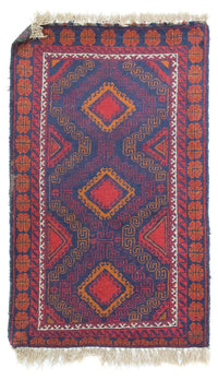 Alfombra Belutsch - 137 x 81 cm - azul