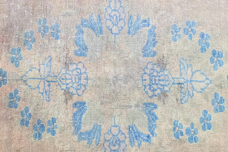 Alfombra de pasillo Alfombra persa - Keshan - 305 x 120 cm - marrón