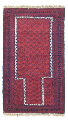 Alfombra Belutsch - 135 x 79 cm - rojo