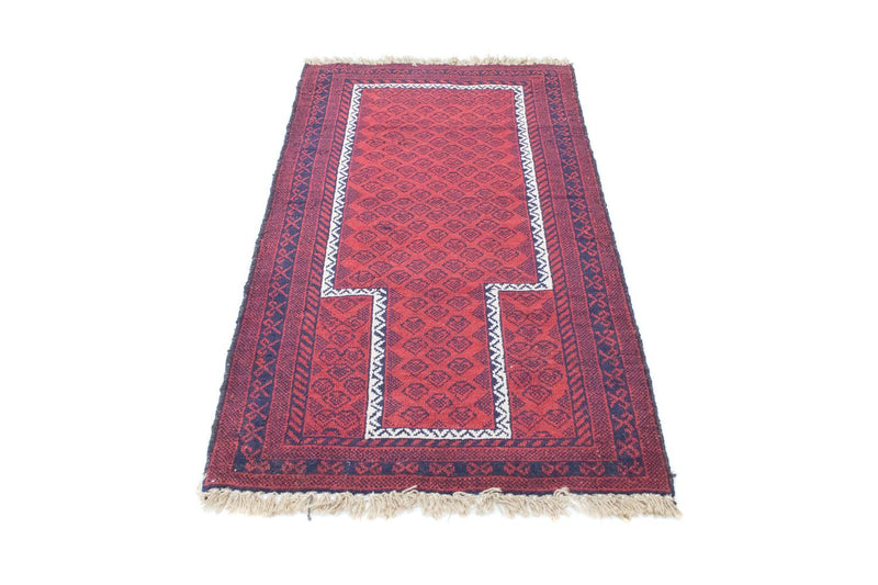 Alfombra Belutsch - 135 x 79 cm - rojo