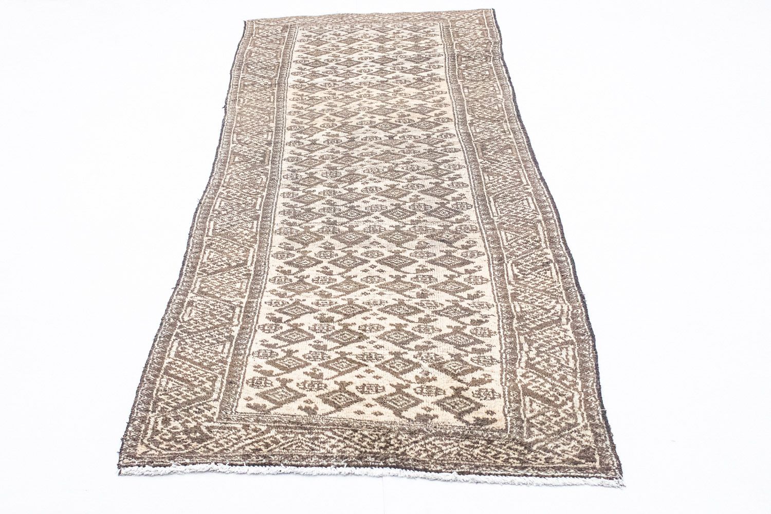 Alfombra de pasillo Alfombra Belutsch - 248 x 90 cm - beige
