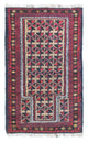 Alfombra Belutsch - 129 x 78 cm - azul