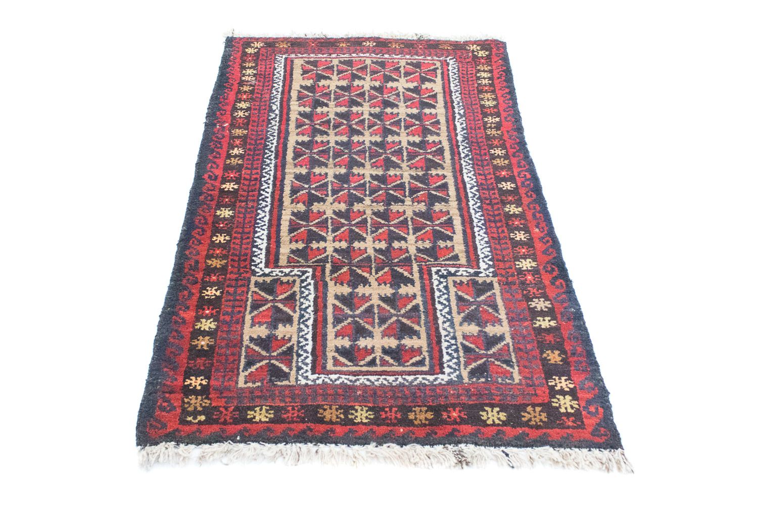 Alfombra Belutsch - 129 x 78 cm - azul