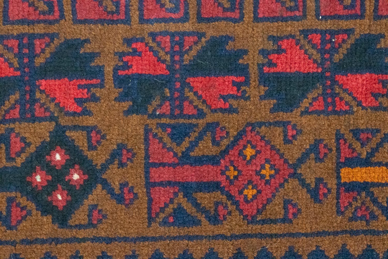 Alfombra Belutsch - 140 x 86 cm - marrón