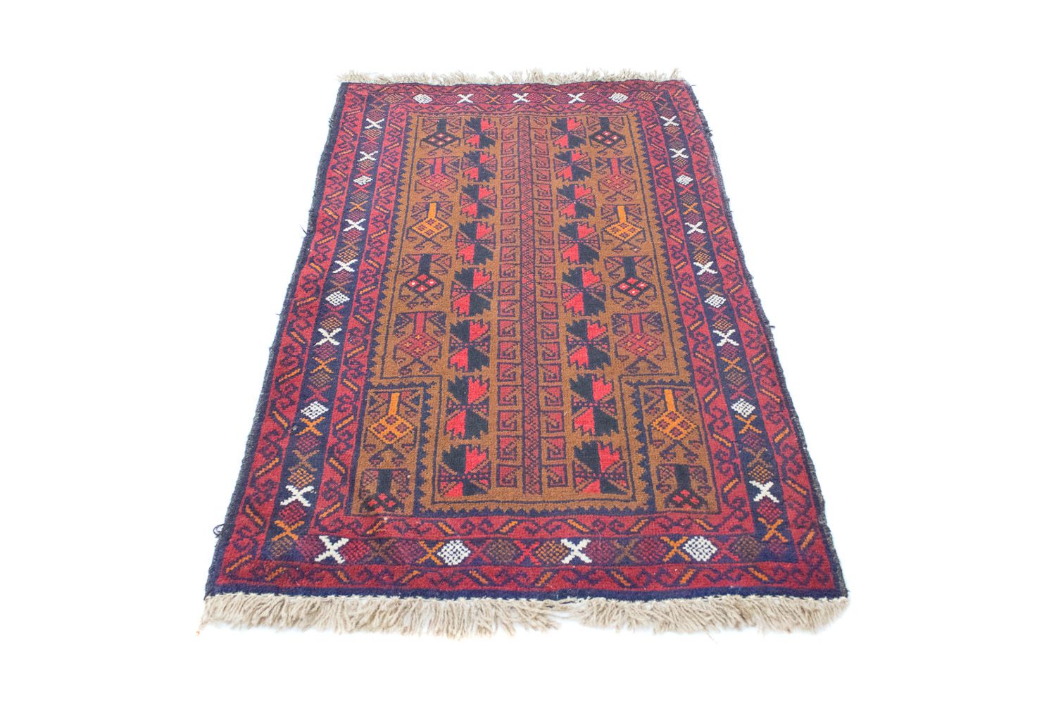 Alfombra Belutsch - 140 x 86 cm - marrón
