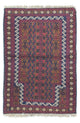 Alfombra Belutsch - 132 x 88 cm - marrón