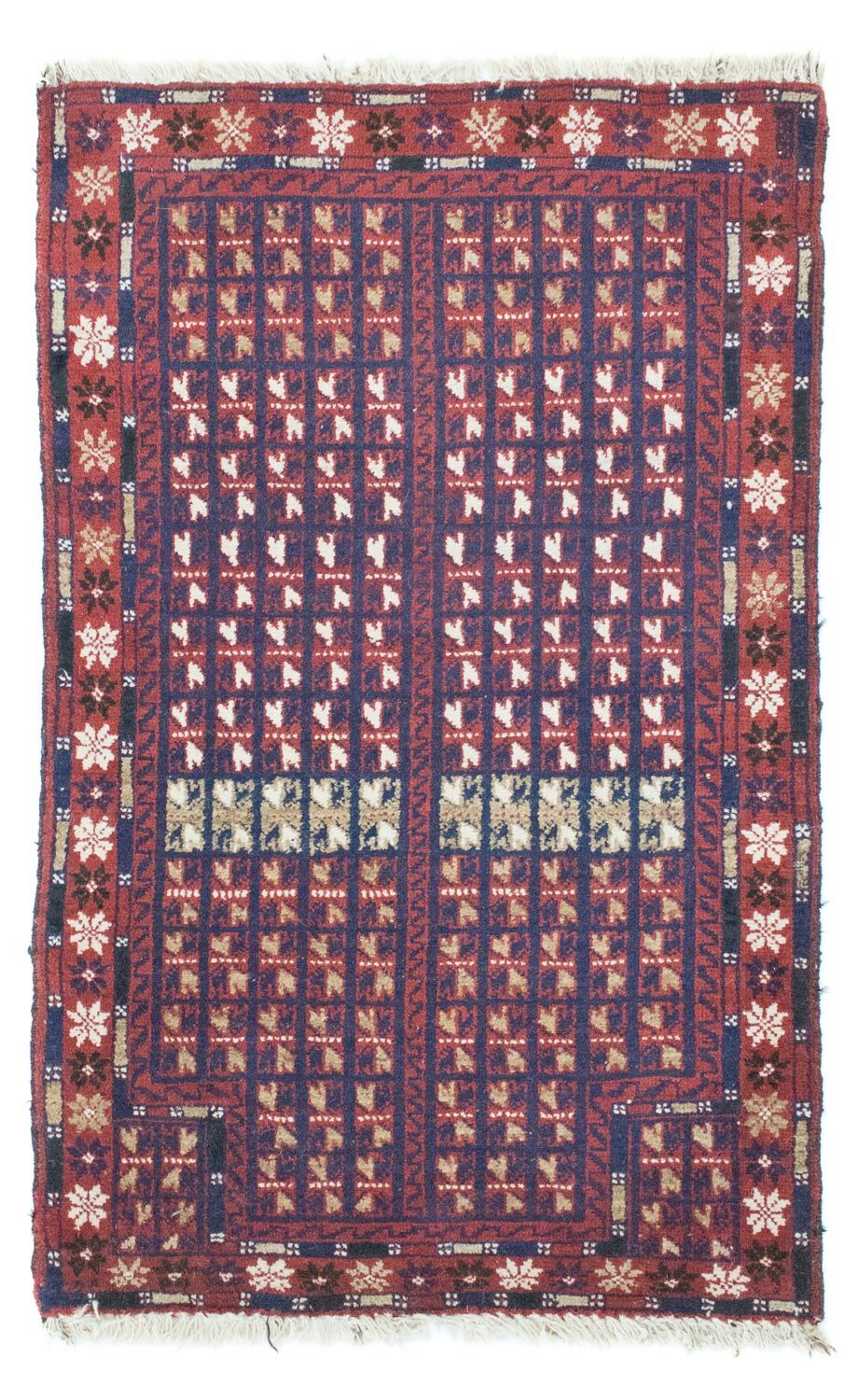 Alfombra Belutsch - 136 x 82 cm - marrón