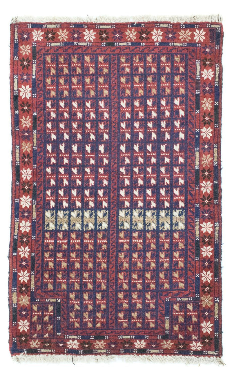 Alfombra Belutsch - 136 x 82 cm - marrón