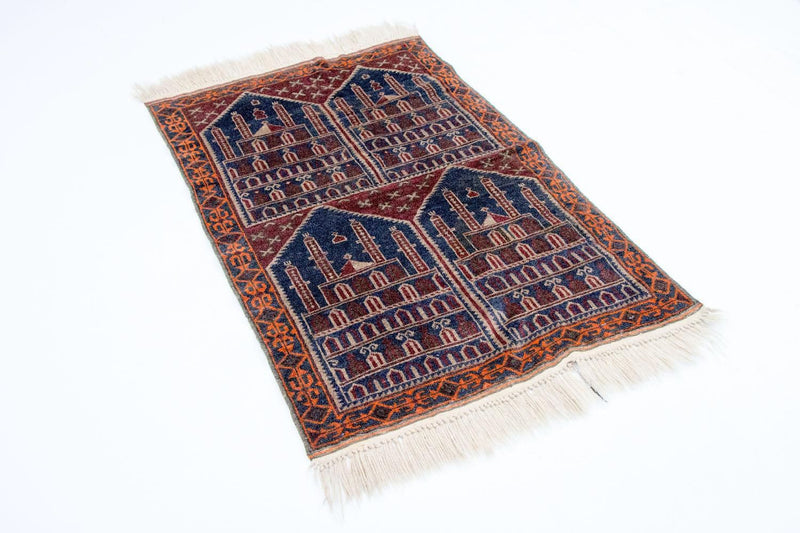 Alfombra Belutsch - 135 x 104 cm - multicolor