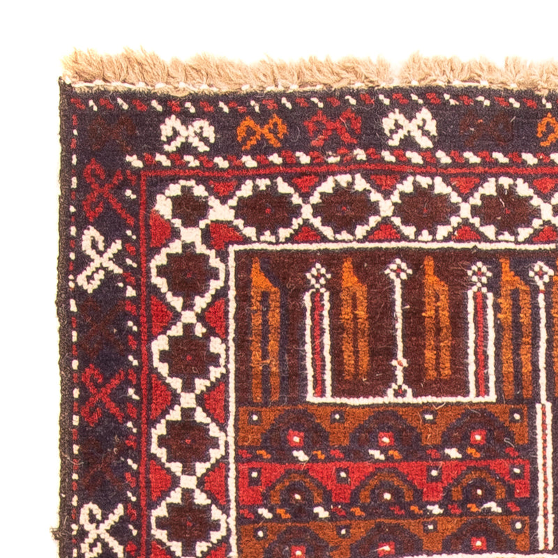 Alfombra Belutsch - 127 x 80 cm - marrón