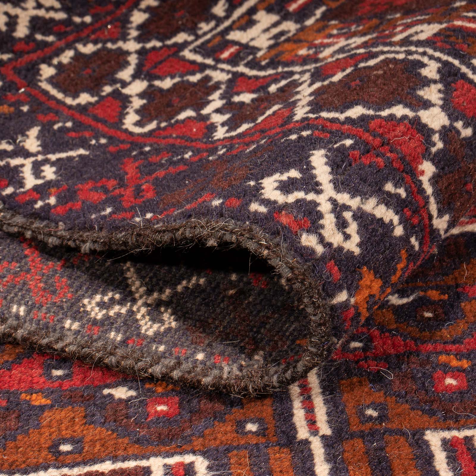 Alfombra Belutsch - 127 x 80 cm - marrón