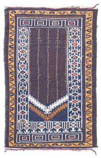 Alfombra Belutsch - 110 x 69 cm - azul
