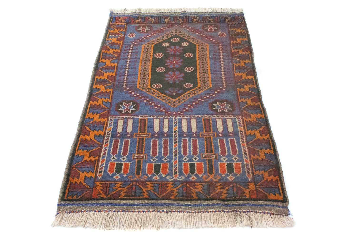 Alfombra Belutsch - 134 x 81 cm - azul