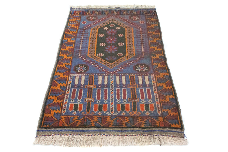 Alfombra Belutsch - 134 x 81 cm - azul