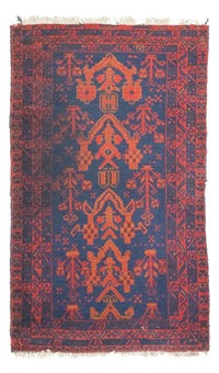Alfombra Belutsch - 143 x 85 cm - azul