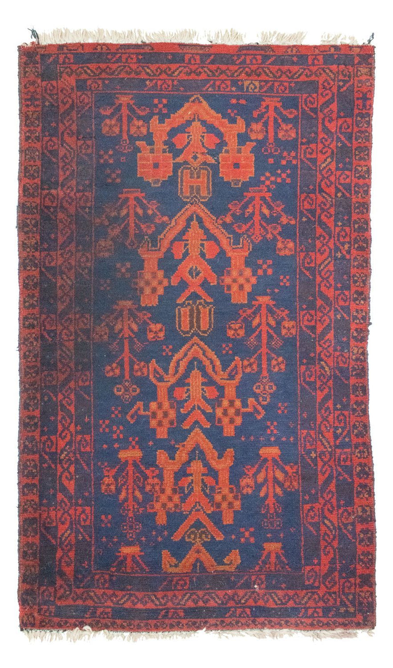 Alfombra Belutsch - 143 x 85 cm - azul