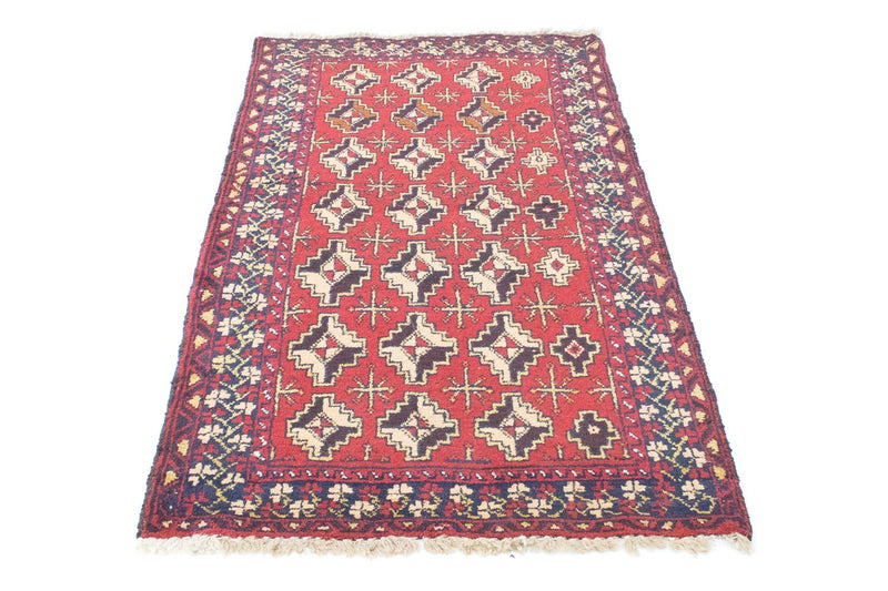 Alfombra Belutsch - 131 x 80 cm - rojo