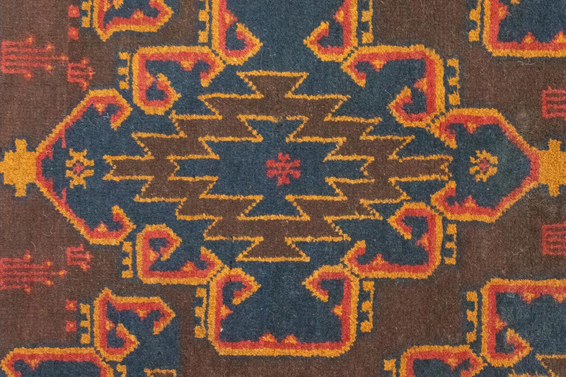 Alfombra Belutsch - 131 x 87 cm - marrón